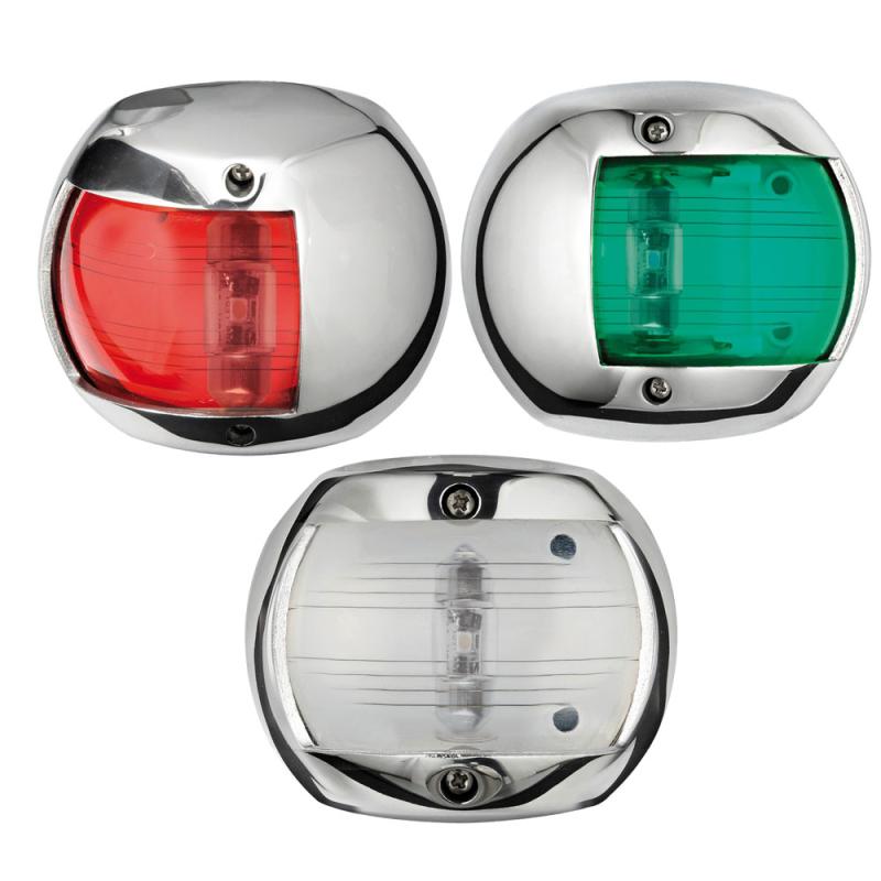 LED Positionsleuchte Navigationslicht Set Edelstahl V4A